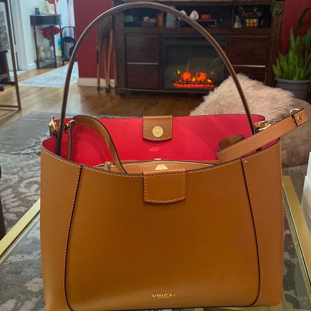 NWT Unica Large Firenze leather bag